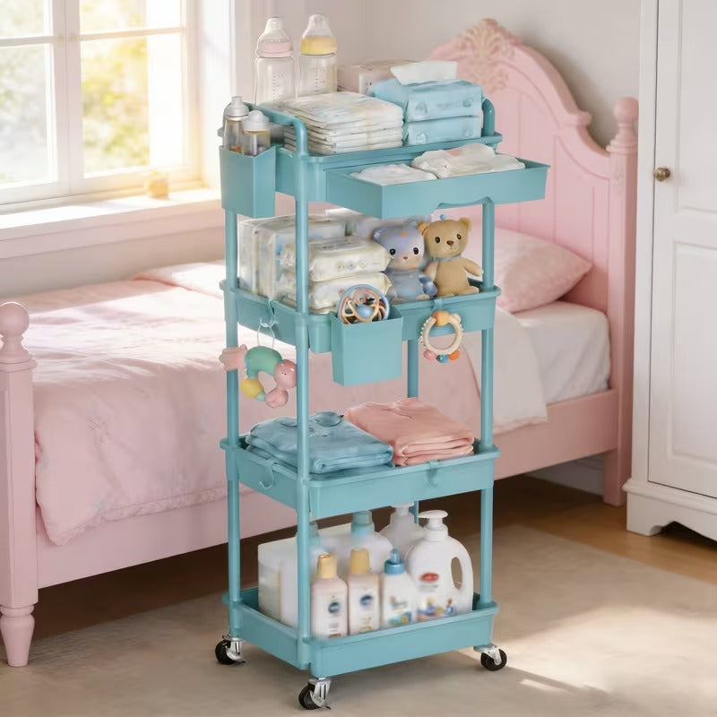 Rolling Nursery Storage Cart