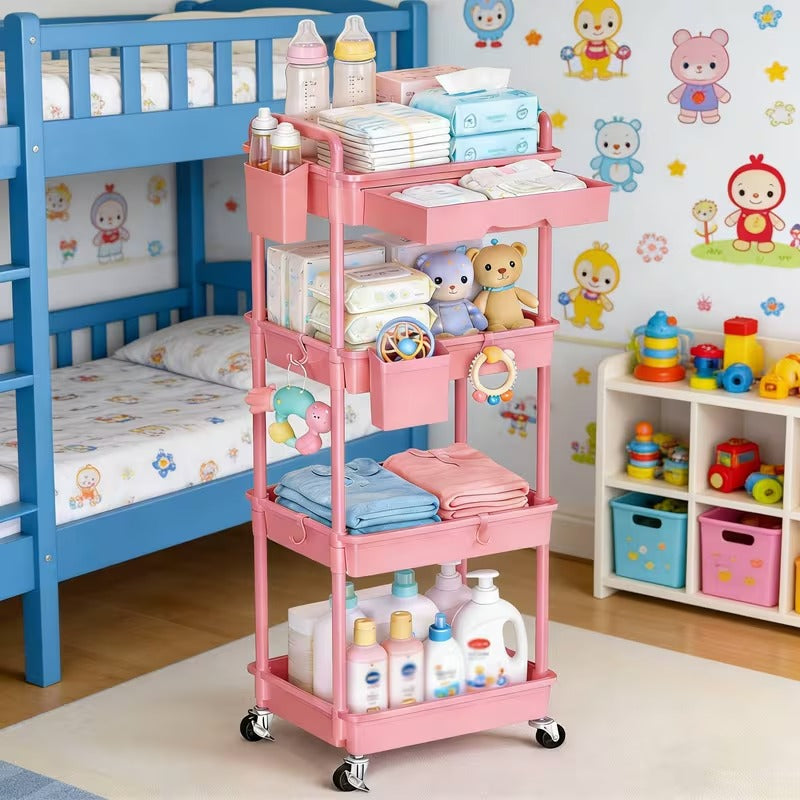 Rolling Nursery Storage Cart