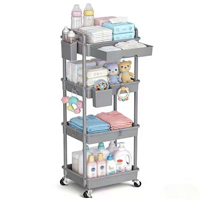 Rolling Nursery Storage Cart