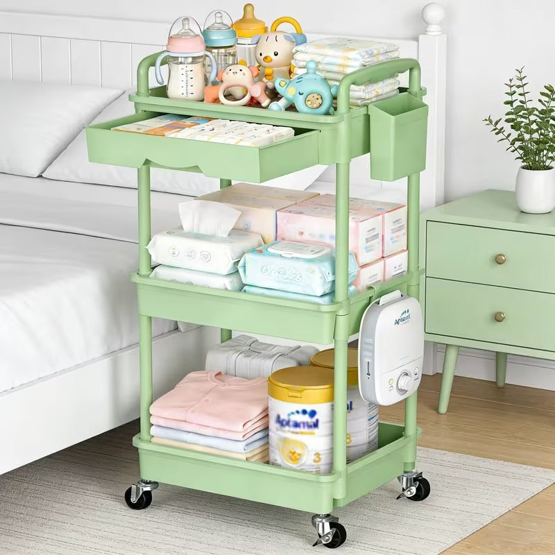 Rolling Nursery Storage Cart