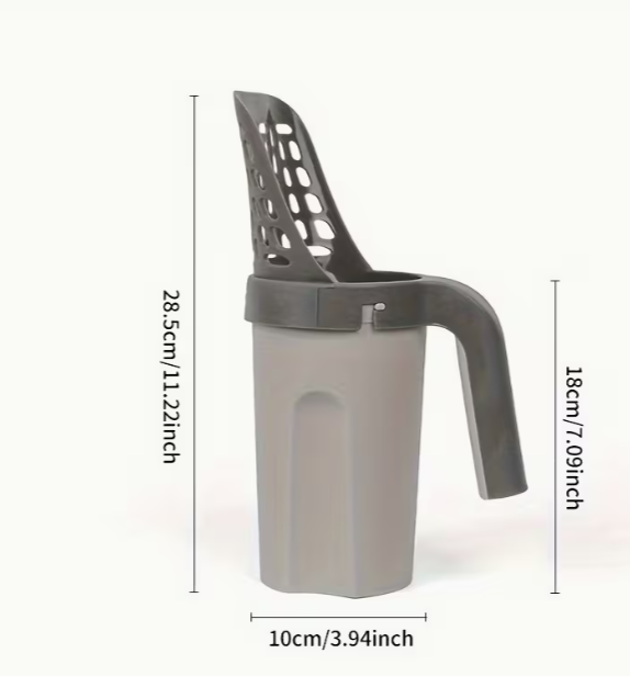 Scoop-and-Dispose Litter Tool