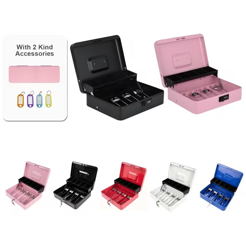 Secure Large Steel Cash Box