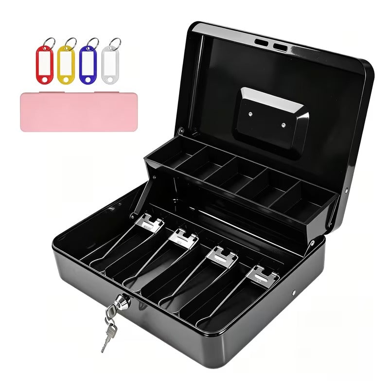 Secure Large Steel Cash Box
