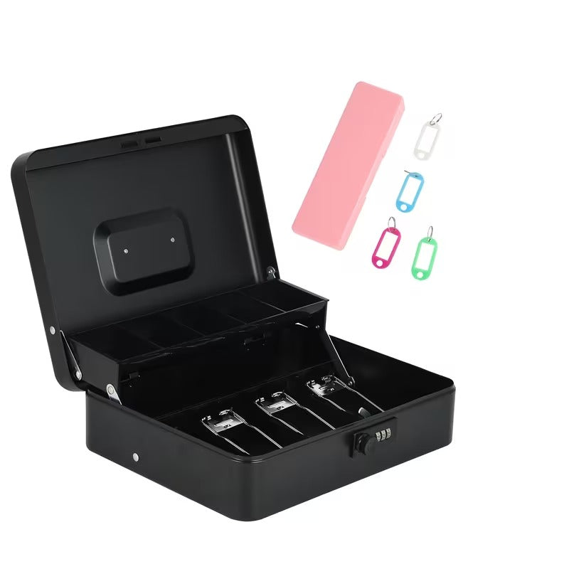 Secure Large Steel Cash Box