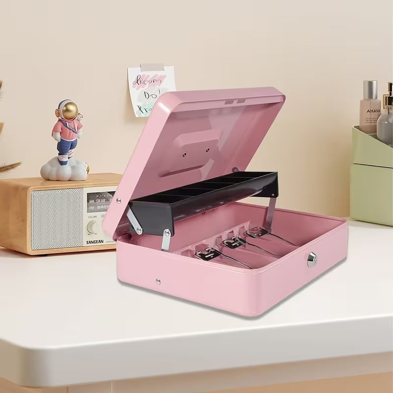 Secure Large Steel Cash Box