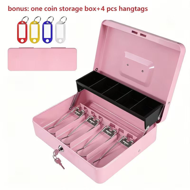 Secure Large Steel Cash Box
