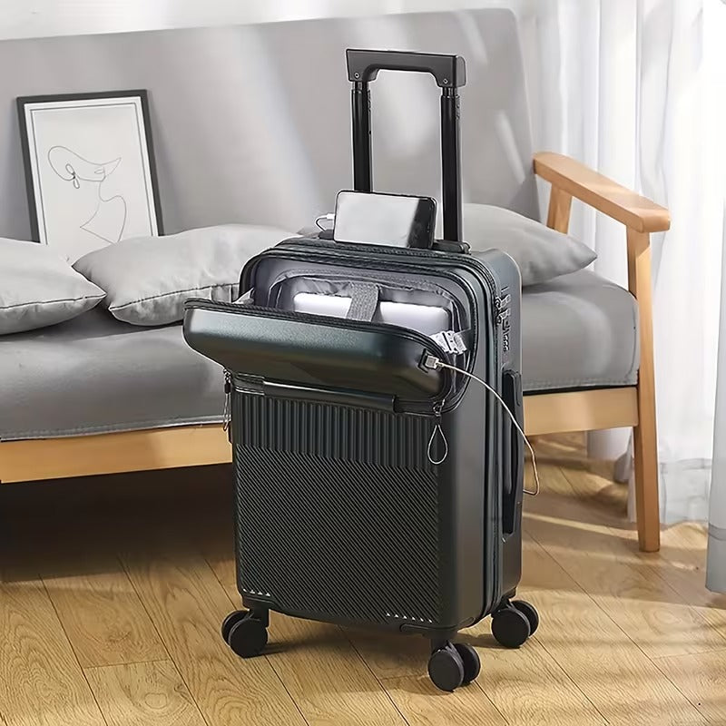 Smart Carry-On Suitcase