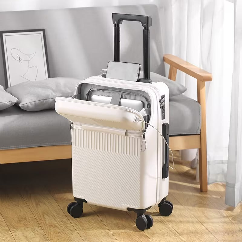 Smart Carry-On Suitcase