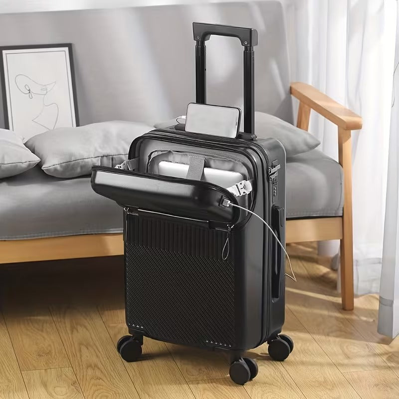 Smart Carry-On Suitcase