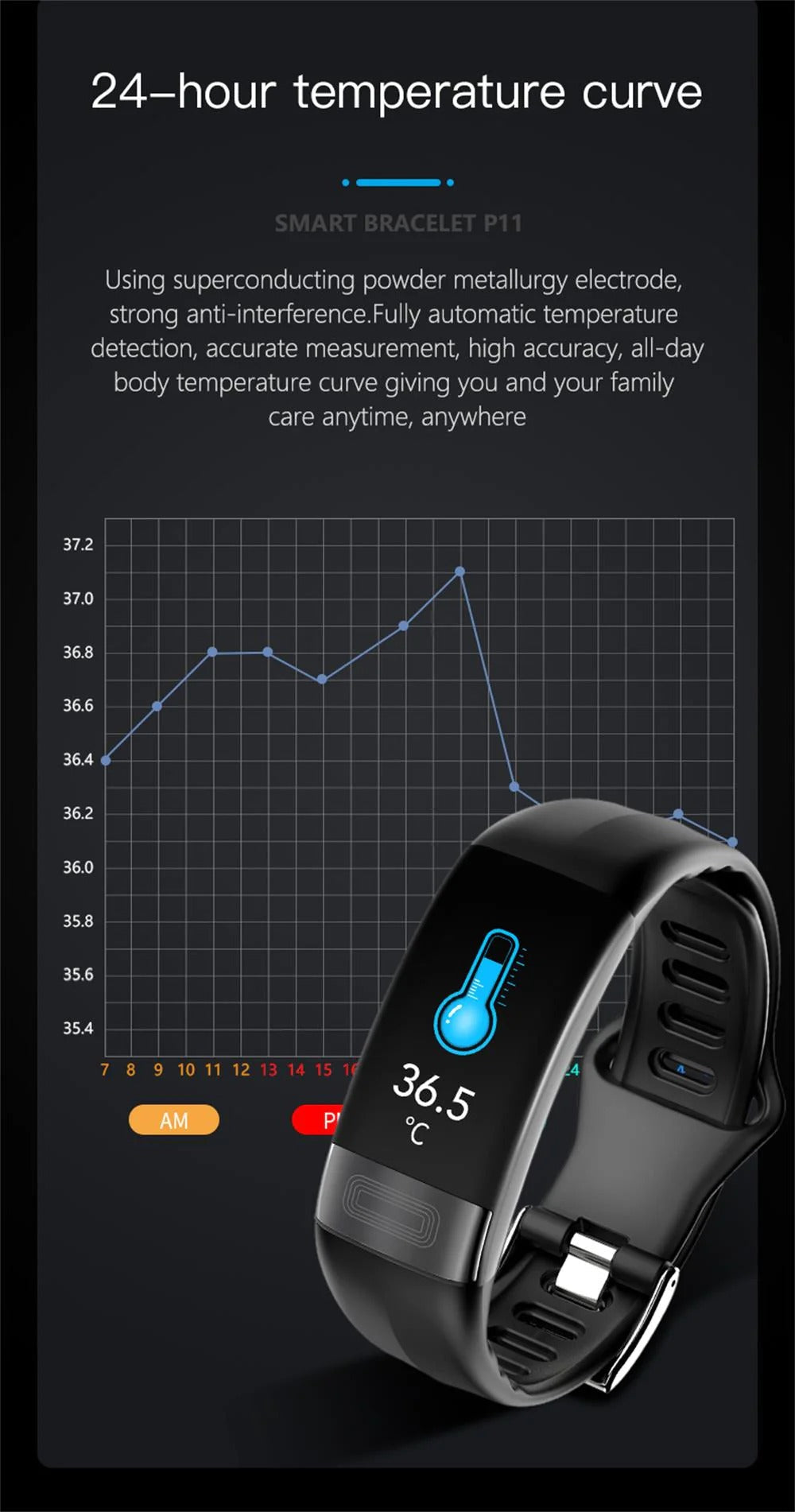 Smart Health Fitness Bracelet