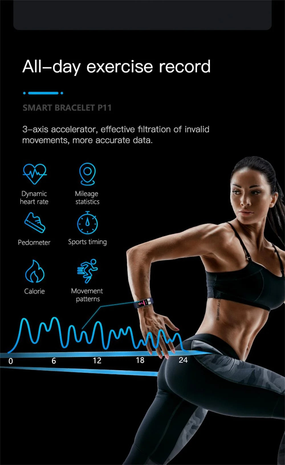 Smart Health Fitness Bracelet