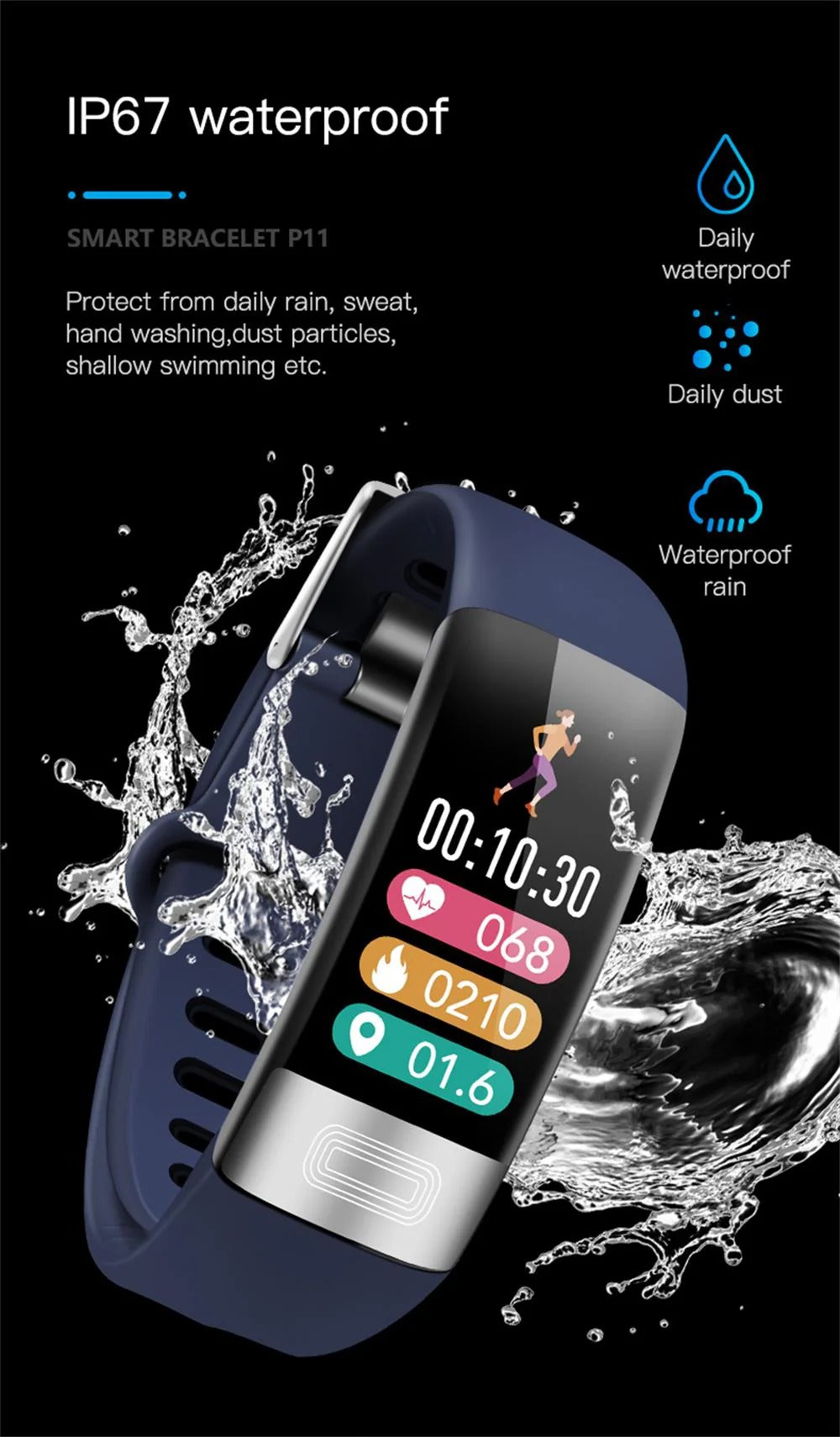 Smart Health Fitness Bracelet