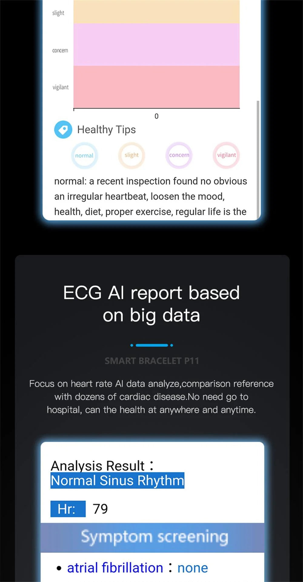 Smart Health Fitness Bracelet