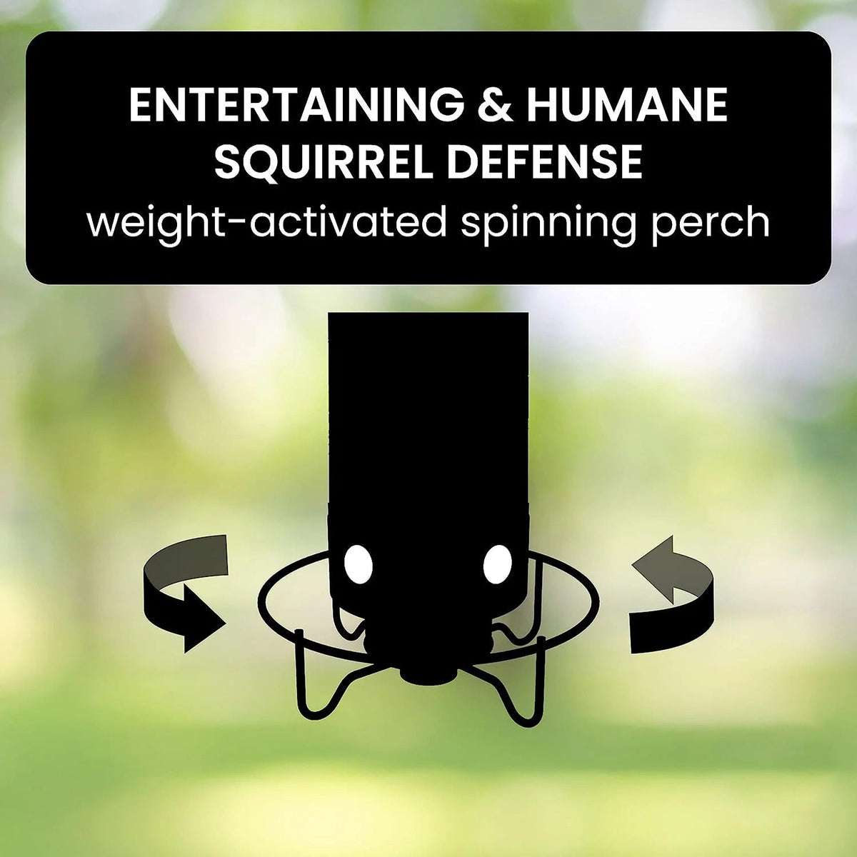 Squirrel-Proof Weight-Activated Bird Feeder