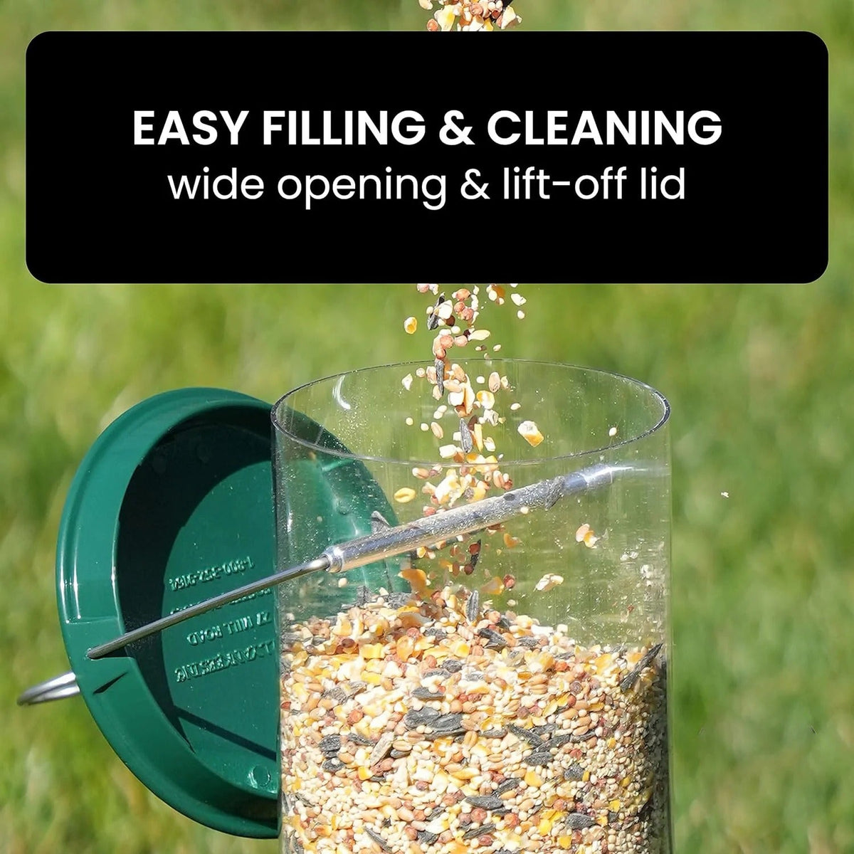 Squirrel-Proof Weight-Activated Bird Feeder