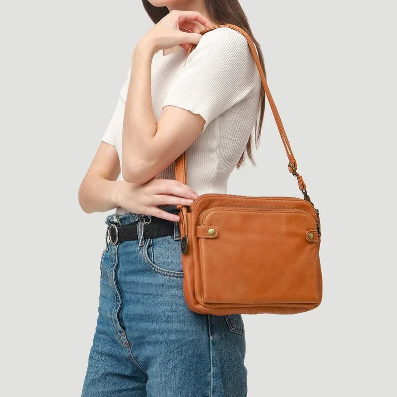 Three-Layer Crossbody Shoulder Bag