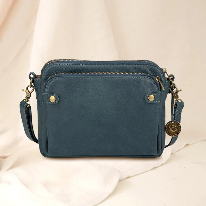 Three-Layer Crossbody Shoulder Bag
