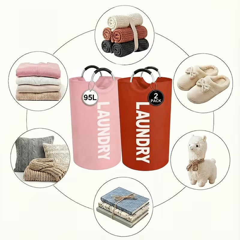 Ultimate 2-Pack Laundry Basket Set