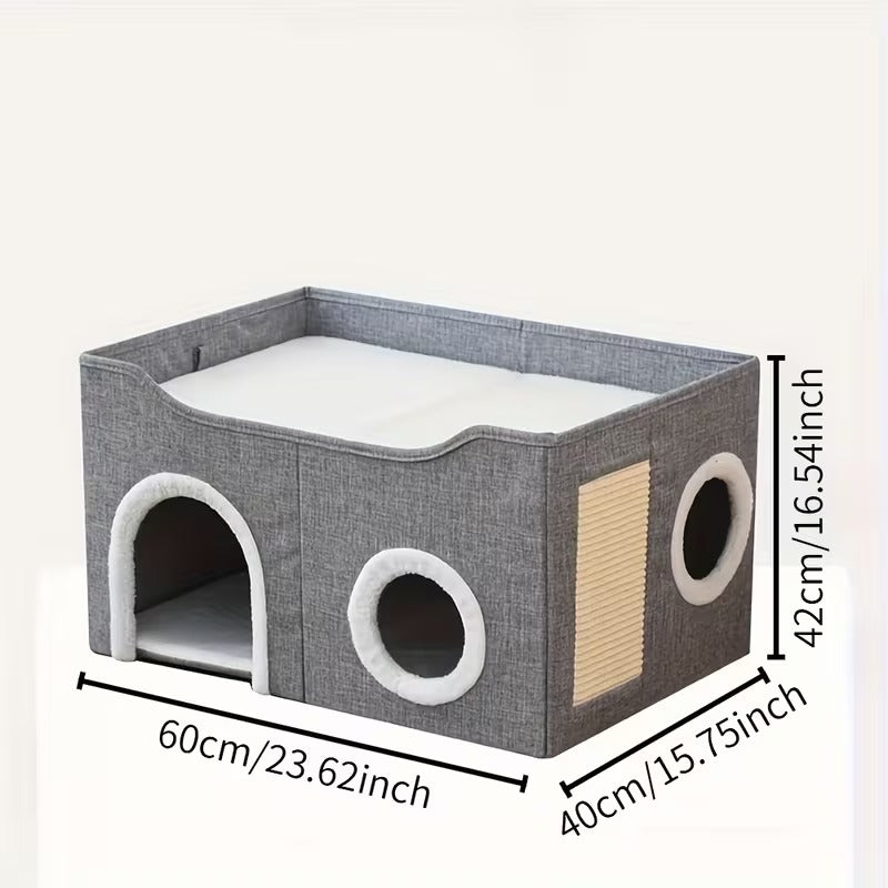 Ultimate 2-Tier Cat Hideaway