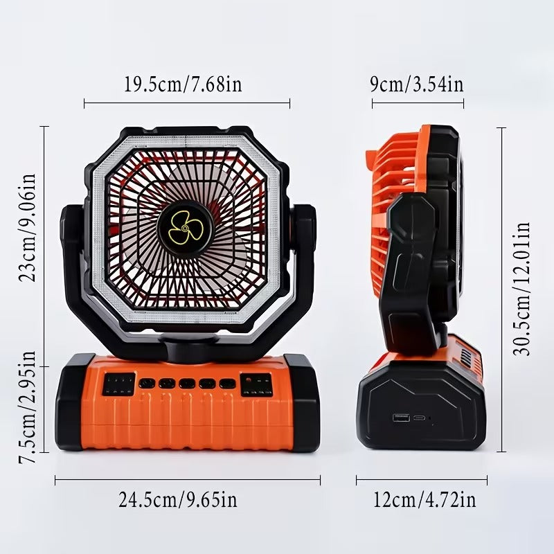 Ultimate 20000mAh Camping Fan Light