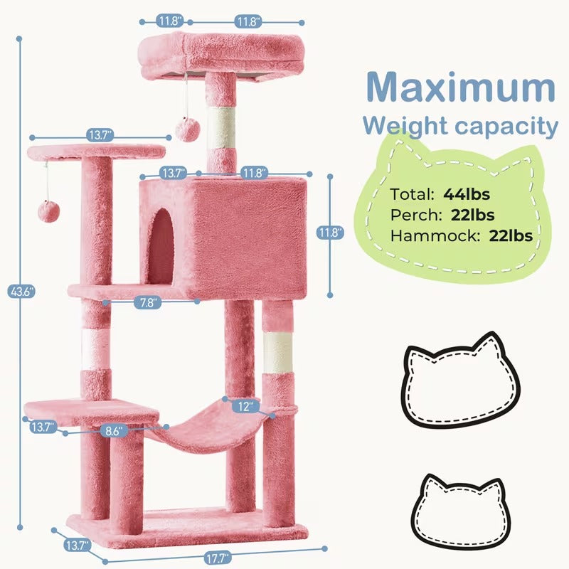 Ultimate 44-Inch Multi-Cat Tower