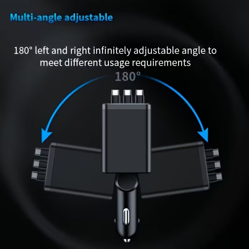 Ultimate 7-in-1 Retractable Car Charger