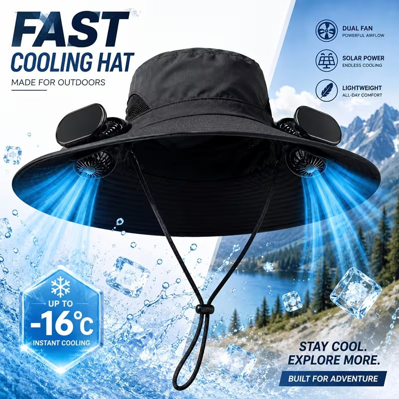 Ultimate Dual-Fan Cooling Hat