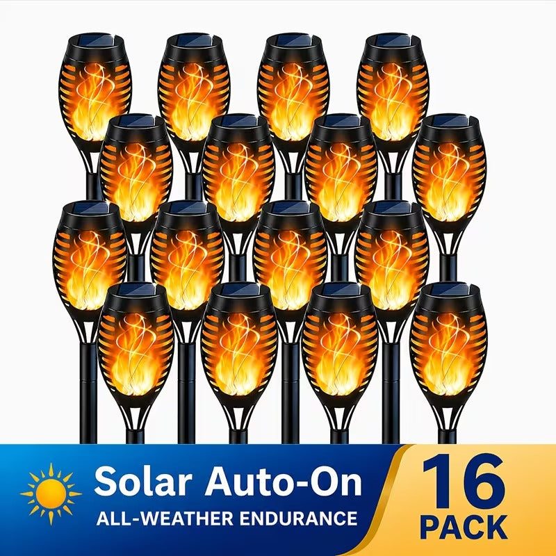 Ultimate Flickering Solar Torch Lights