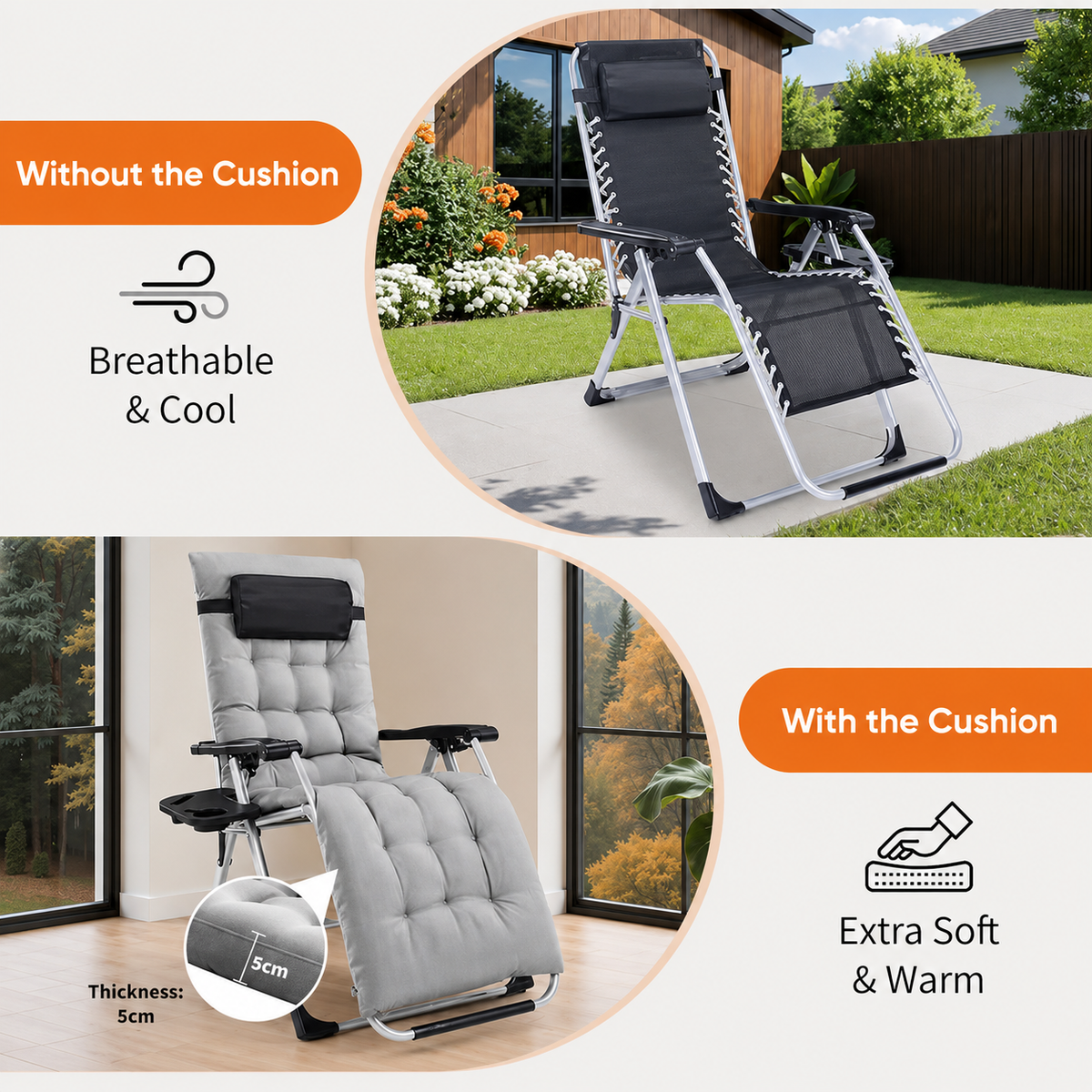 Ultimate Foldable Zero Gravity Recliner