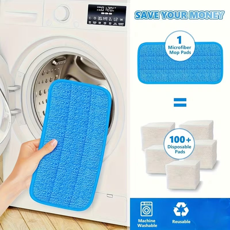 Ultimate Reusable Microfiber Mop Pads