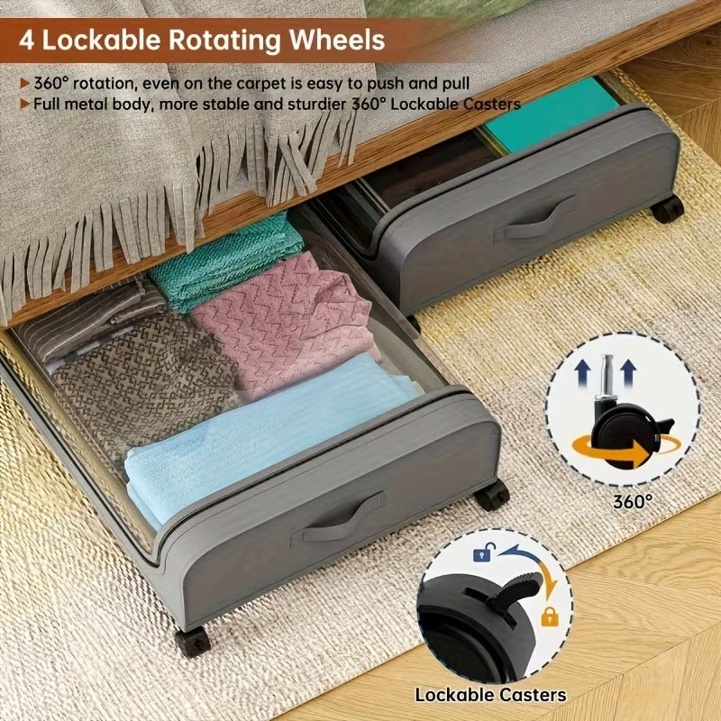 Ultimate Rolling Under-Bed Storage Set