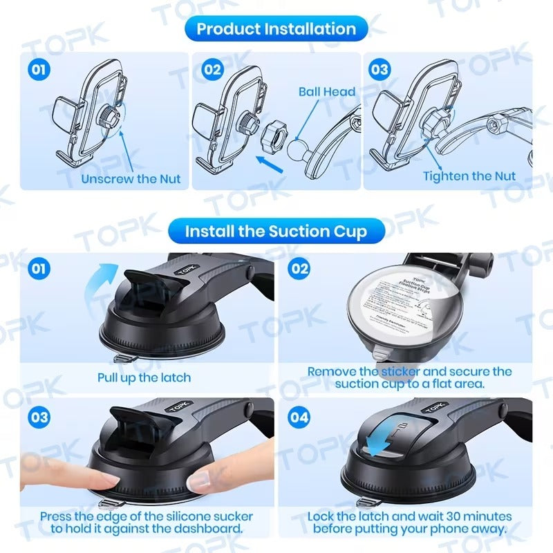 Ultimate Universal Dashboard Phone Mount