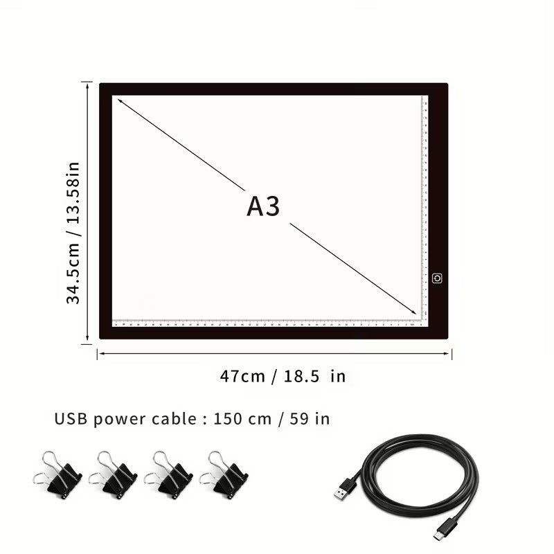 Ultra-Bright LED Tracing Light Pad
