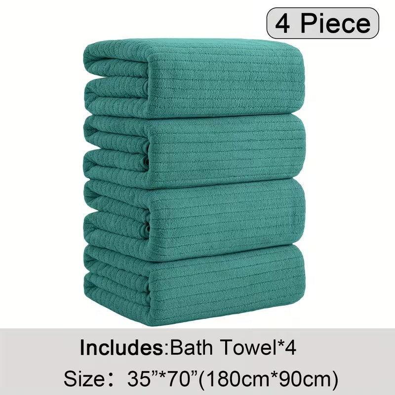 Ultra-Plush Oversized Bath Towel Set