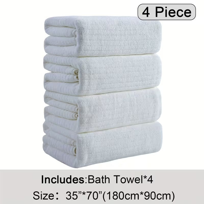 Ultra-Plush Oversized Bath Towel Set