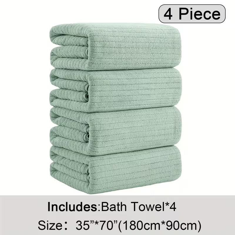 Ultra-Plush Oversized Bath Towel Set