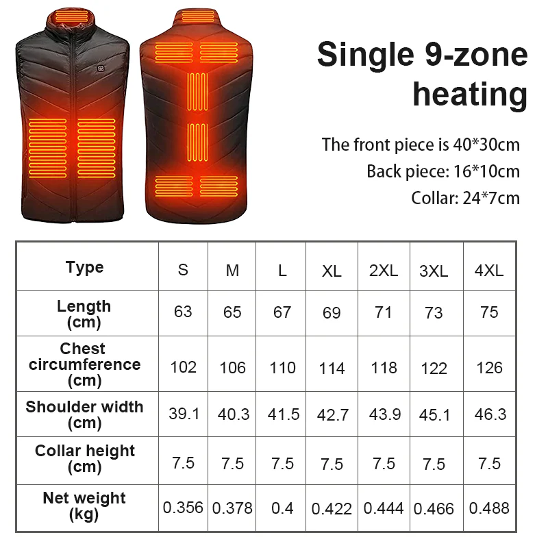 USB Heated Vest