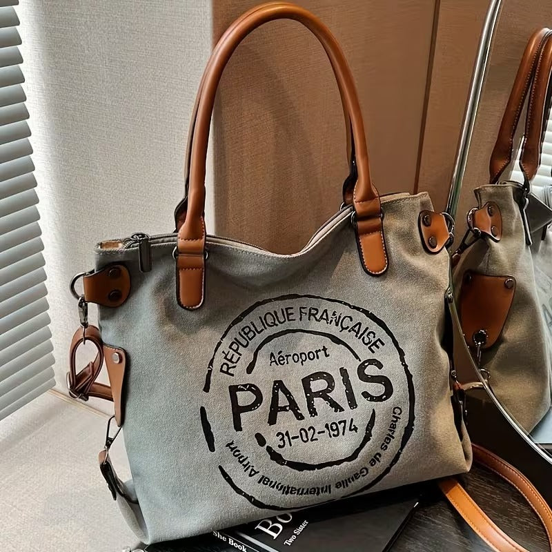 Vintage Canvas Tote Bag