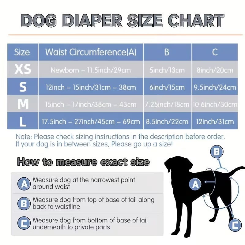 Washable Female Dog Diapers