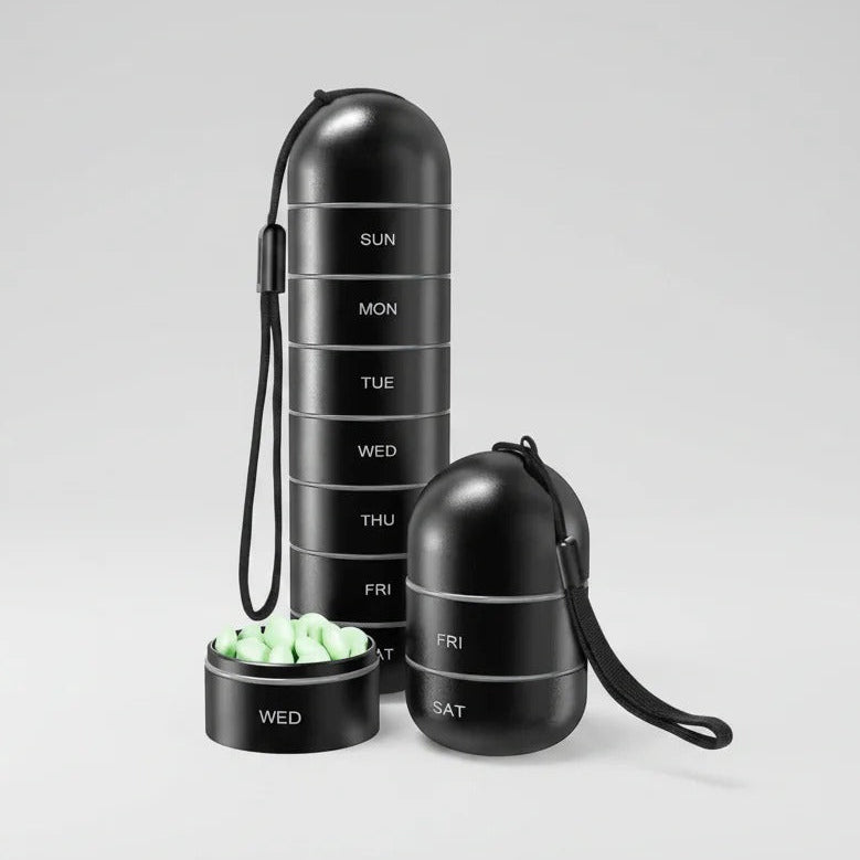 Weekly Travel Pill Organizer
